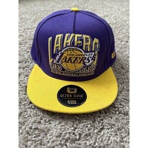 NWT NBA LA Los Angeles Lakers Purple Ultra Game Snap Back Hat Cap OSFA